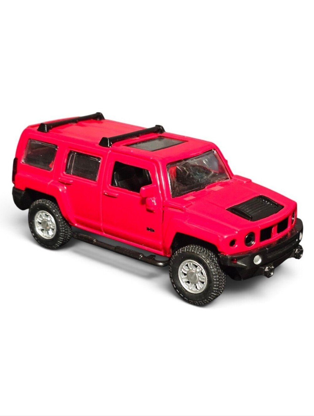 Diecast Metal Toy Model MSZ Red Hummer H3 SUV 1:32